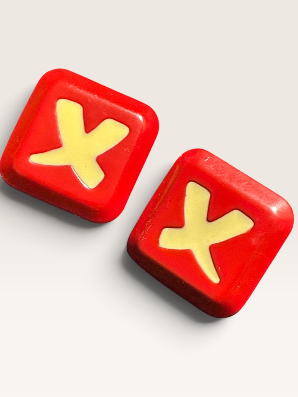 Vintage Metal Post Earrings